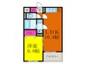 サザンクロス　ｅａｓｔ 1LDKの間取り