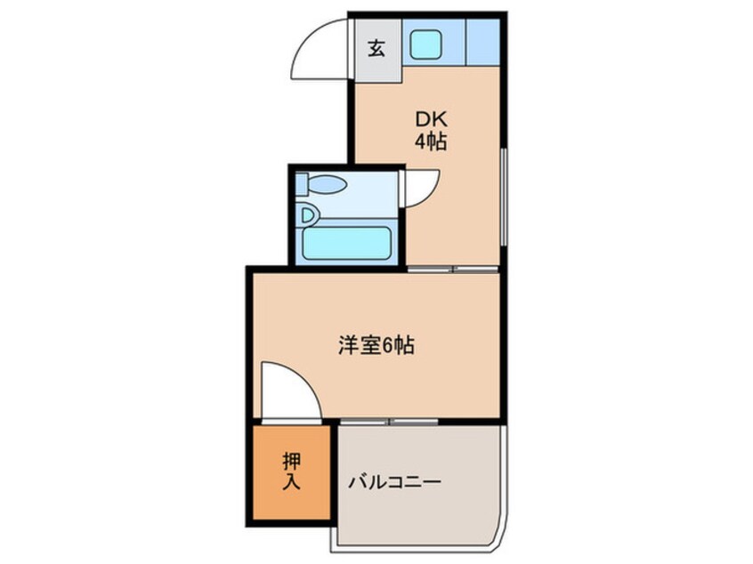 間取図 シャトー野江