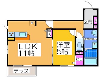 間取図 フレア