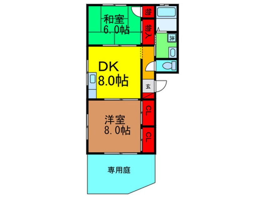 間取図 モントル－ヒルズ