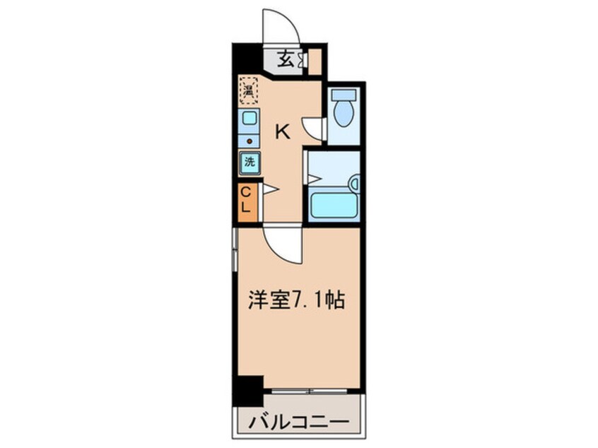 間取図 アコルデパルク下山手