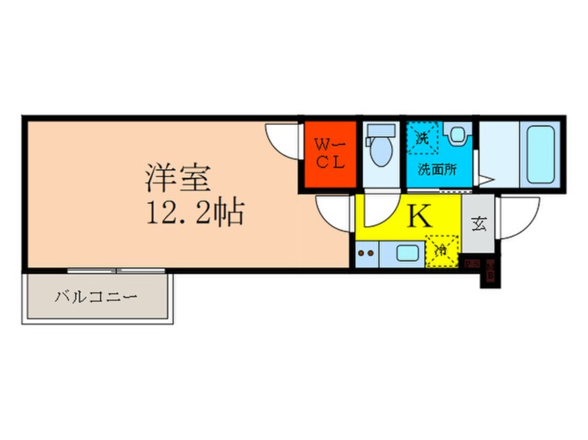 間取図 フジパレス内本町Ⅲ番館
