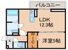 仮）D-room山上 1LDKの間取り