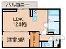 仮）D-room山上 1LDKの間取り