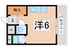 コア自由ヶ丘 1Rの間取り