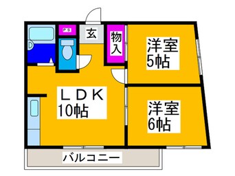 間取図 コア自由ヶ丘