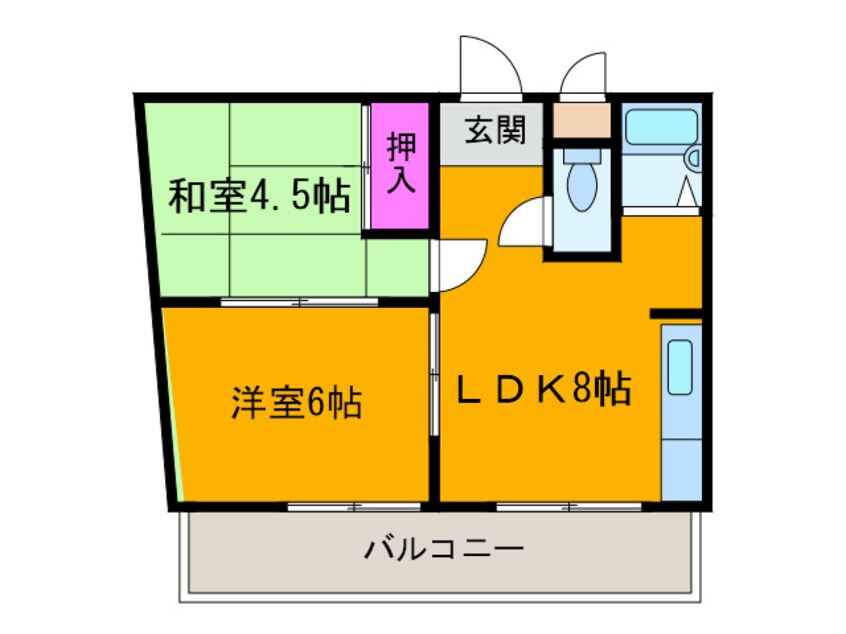 間取図 コア自由ヶ丘