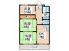 グレ－ス南住吉 3DKの間取り