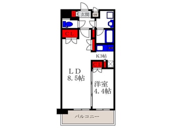 間取図 レジデンスエアポ－ト