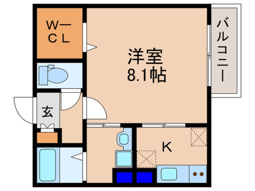 間取図 エスぺランサ萱野