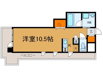 間取図 プレジール三ノ宮Ⅲ