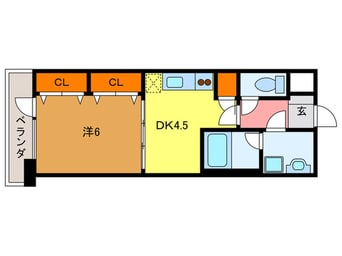 間取図 プレジール三ノ宮Ⅲ