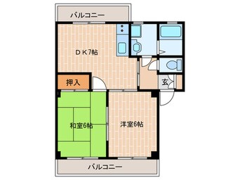 間取図 アンシャンテ