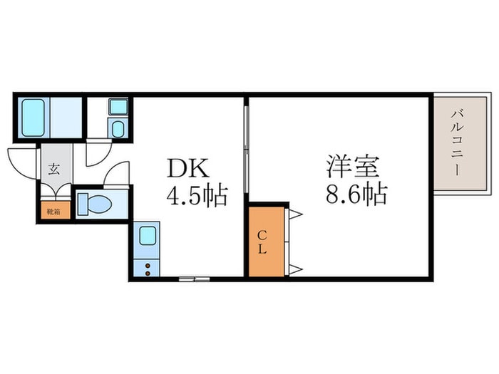 間取り図 アールグランツ一乗寺