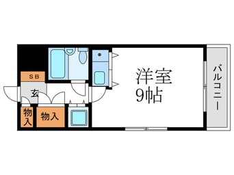 間取図 ｽｶｲﾉﾌﾞﾚ京都四条大宮（606）