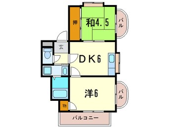 間取図 ＣＯＺＹ西宮
