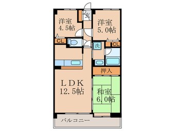 間取図 朝日プラザ伏見桂川(207)