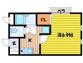 間取図 ドリ－ムネオポリス西鴻池