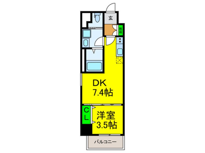 間取図 フウキレジデンス平野