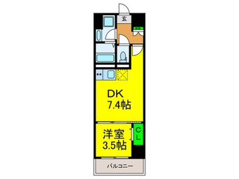 間取図 フウキレジデンス平野
