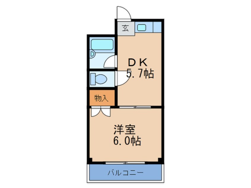 間取図 ハイツ田中