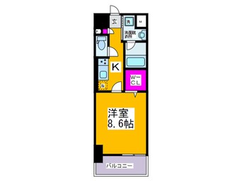 間取図 スタシオン俊徳道