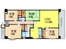 リソシエ栗東グランディス(1304) 4LDKの間取り