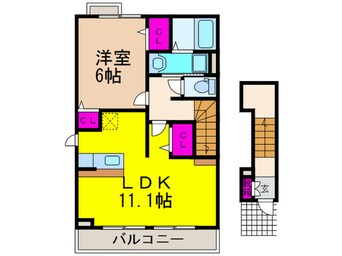 間取図 メゾン　カルム