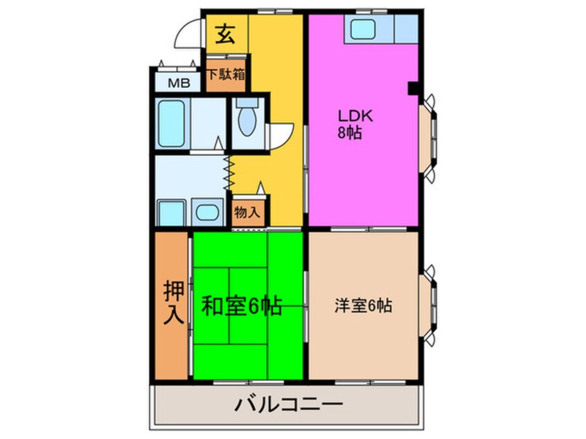 間取図 ライラック小路東