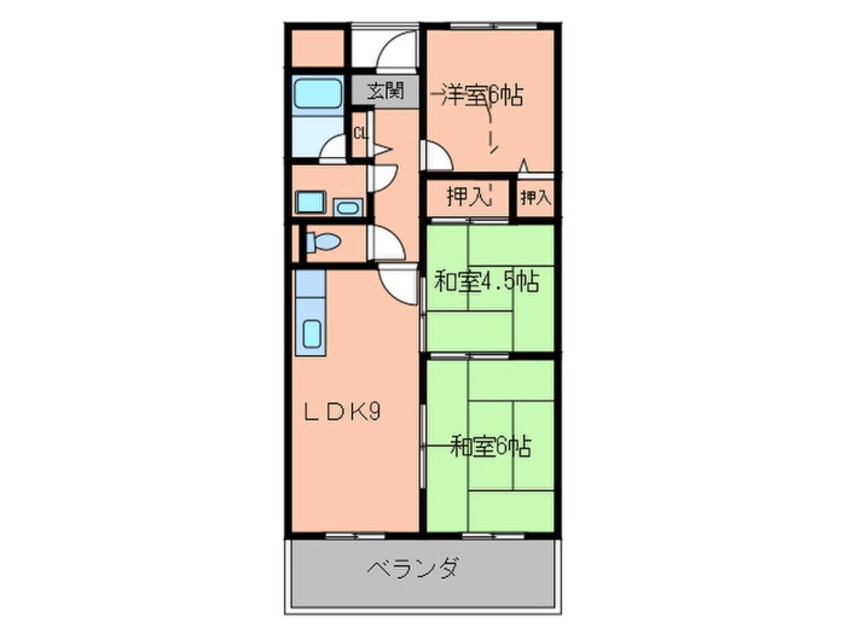 間取図 コンフォートステージ１