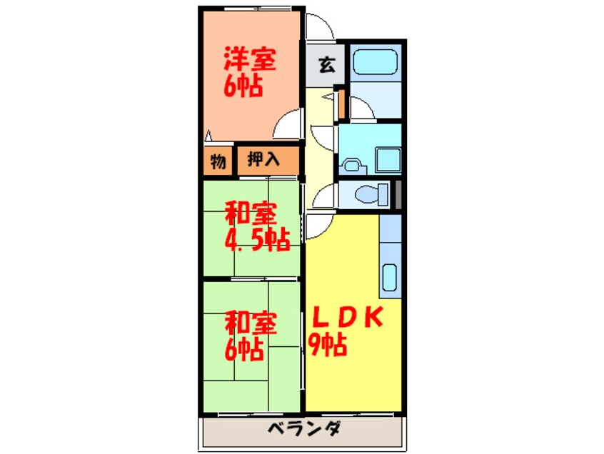 間取図 コンフォートステージ１