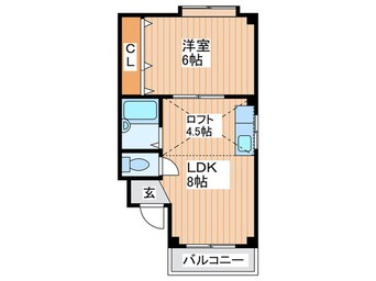 間取図 メゾンＡＫＩＮＡＩ萱島