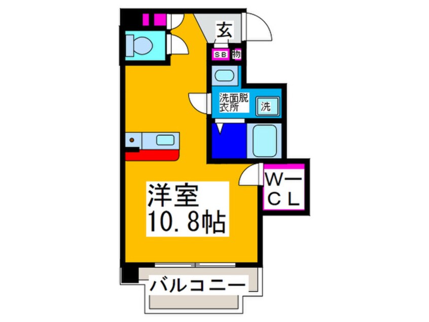 間取図 プリム・Ｋ三国ヶ丘