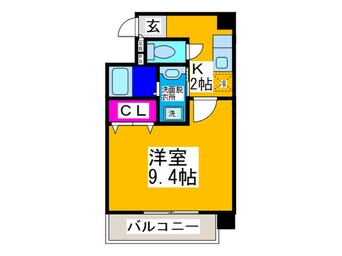 間取図 プリム・Ｋ三国ヶ丘