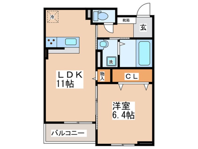 間取図 シャルール　メゾン　Ⅱ