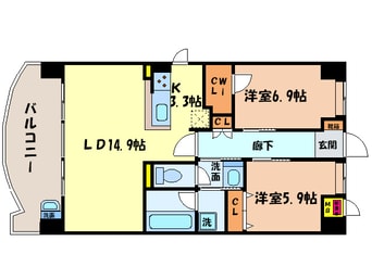 間取図 サンモールⅡ