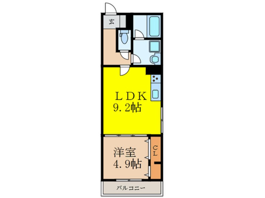 間取図 ツーブリッジ