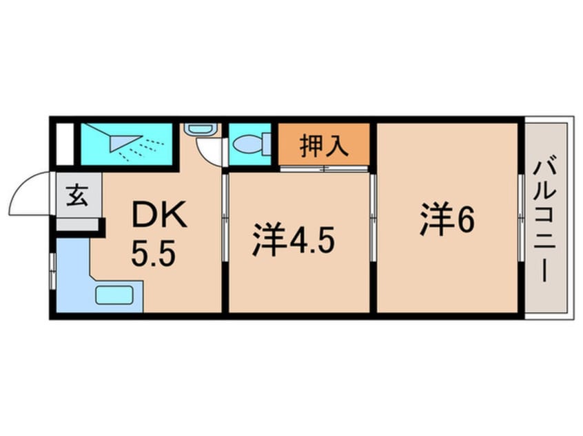 間取図 グリ－ンハイツ