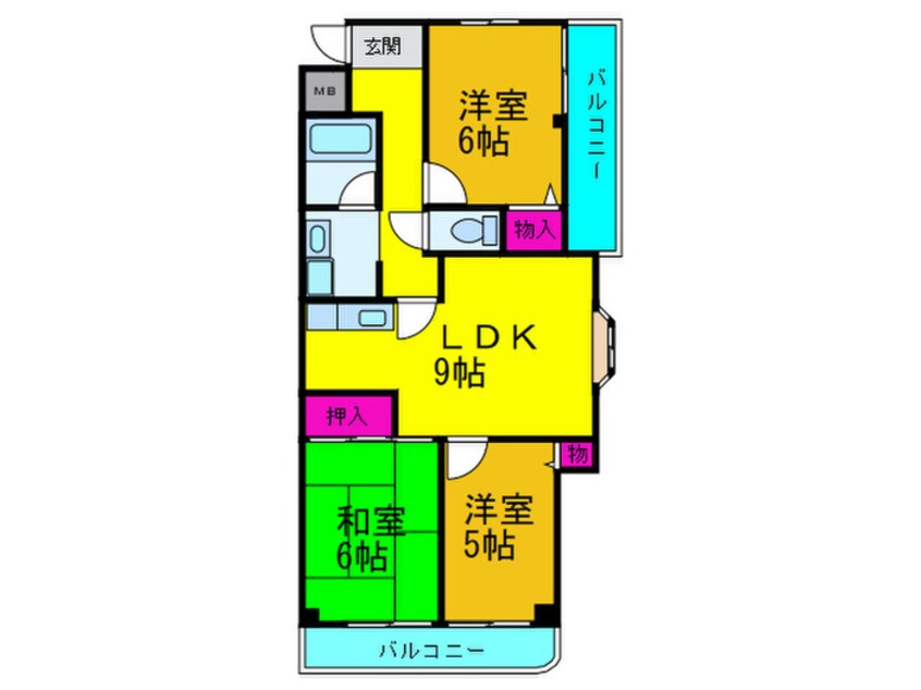 間取図 エスポワール２１