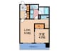 ダイナシティ梅田(302) 1LDKの間取り