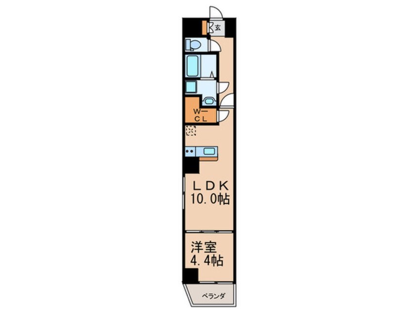 間取図 Ｃ．ＣＯＬＯＲ南新町