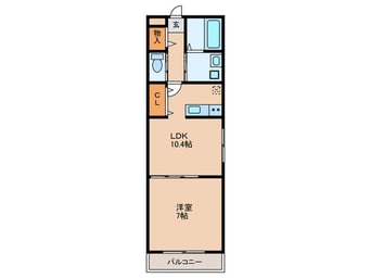 間取図 SMILEハイツ鴻池