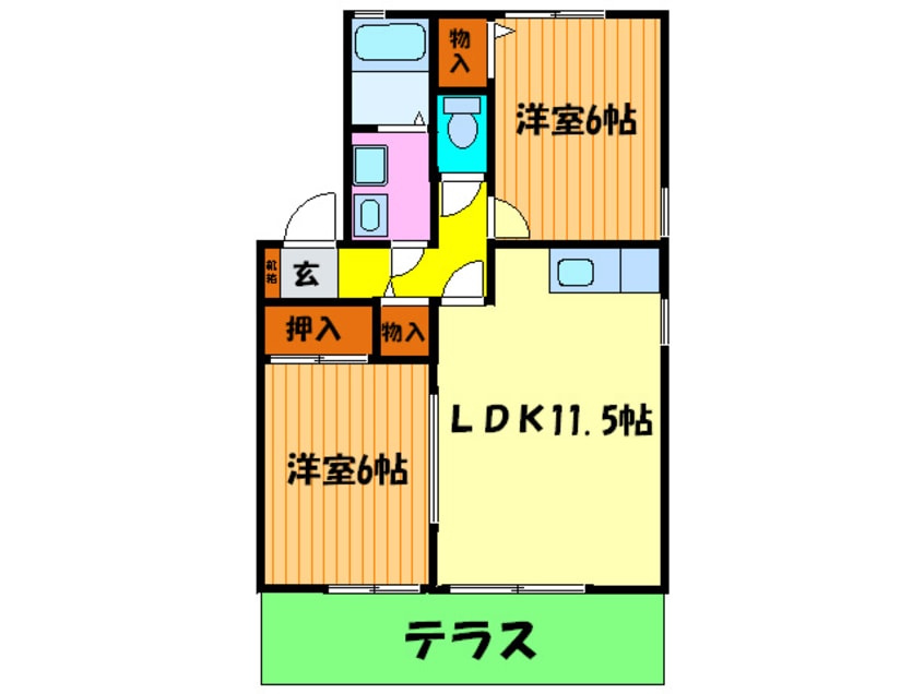 間取図 セレ・ファミ－ル