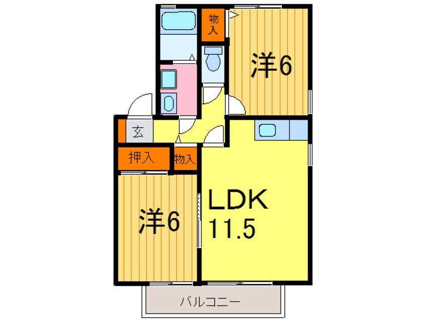 間取図 セレ・ファミ－ル