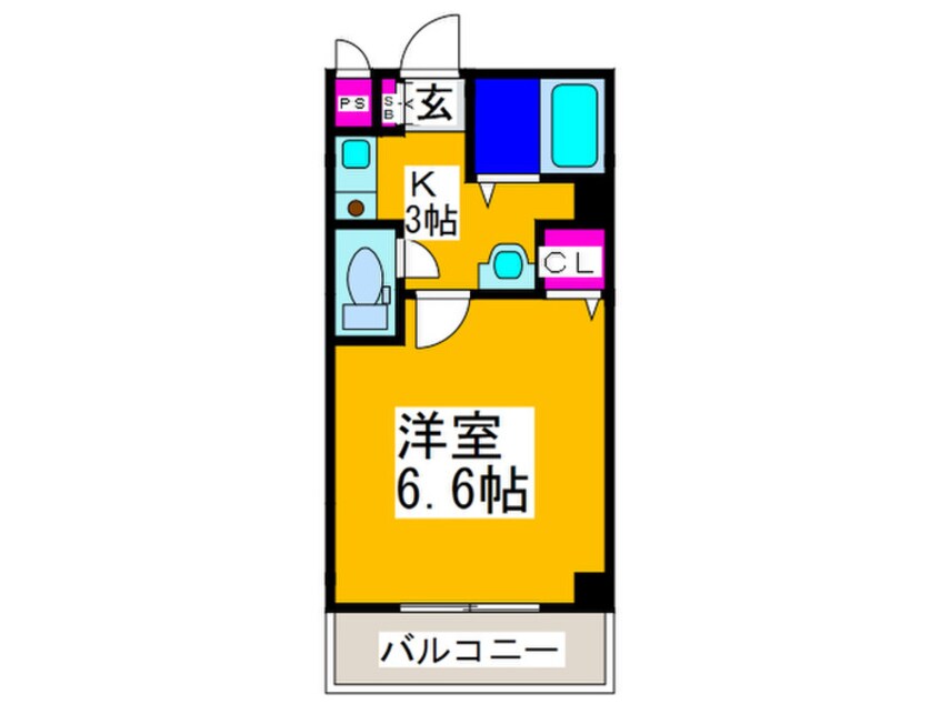 間取図 メゾンサイプレスⅡ