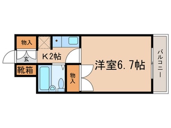 間取図 ヴィラ田辺２号館