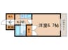 ヴィラ田辺２号館 1Kの間取り