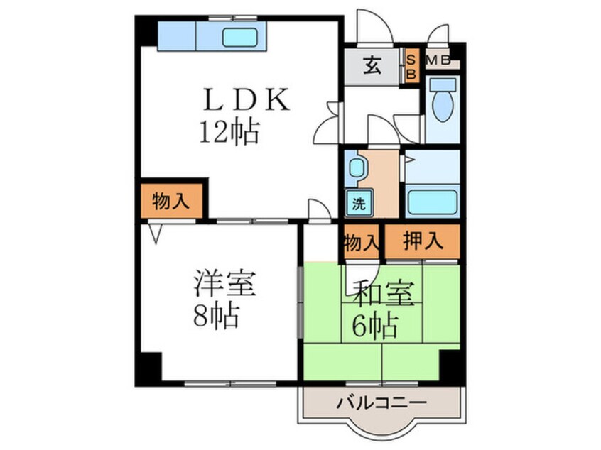 間取図 クレードル梅津