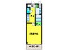 サザンクレスト堺 1Kの間取り