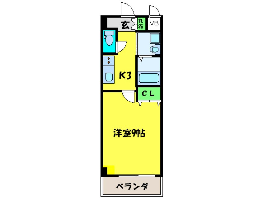間取図 サザンクレスト堺